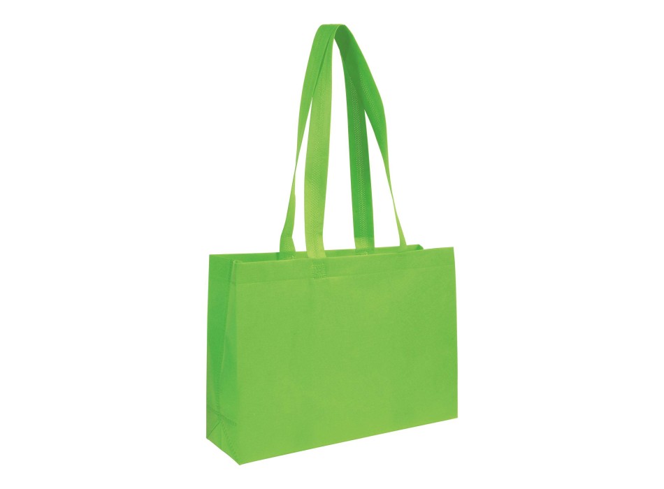 Shopper con soffietto alla base in TNT 70 g/m2 termosaldato, manici lunghi FullGadgets.com