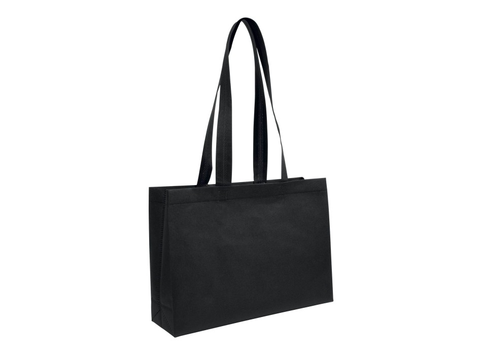 Shopper con soffietto alla base in TNT 70 g/m2 termosaldato, manici lunghi FullGadgets.com