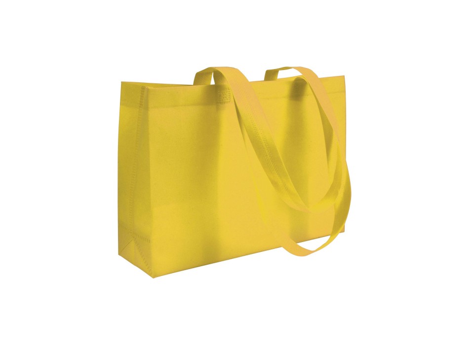 Shopper con soffietto alla base in TNT 70 g/m2 termosaldato, manici lunghi FullGadgets.com
