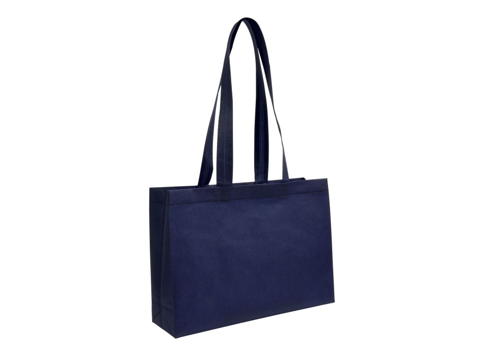 Shopper con soffietto alla base in TNT 70 g/m2 termosaldato, manici lunghi FullGadgets.com