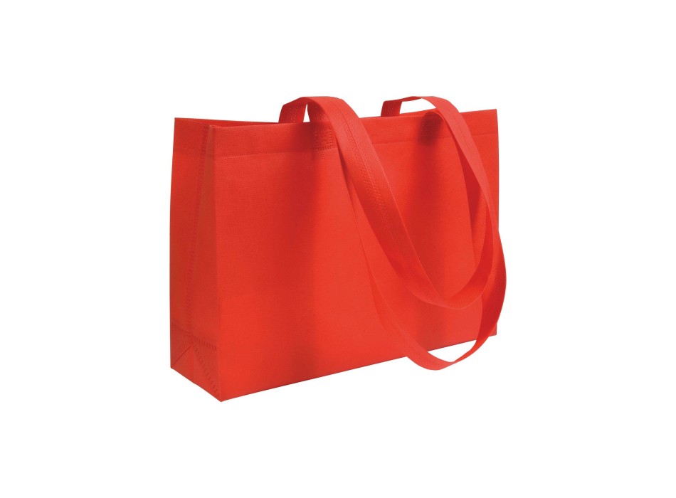 Shopper con soffietto alla base in TNT 70 g/m2 termosaldato, manici lunghi FullGadgets.com