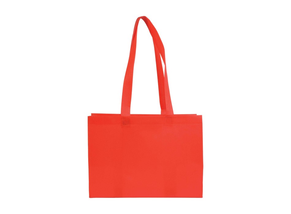 Shopper con soffietto alla base in TNT 70 g/m2 termosaldato, manici lunghi FullGadgets.com