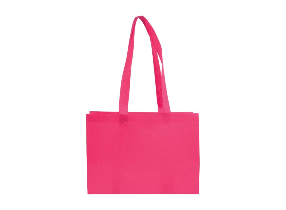 Shopper con soffietto alla base in TNT 70 g/m2 termosaldato, manici lunghi FullGadgets.com