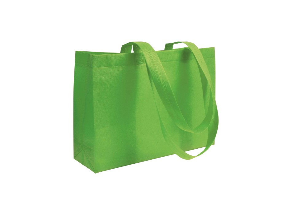 Shopper con soffietto alla base in TNT 70 g/m2 termosaldato, manici lunghi FullGadgets.com