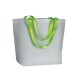 Shopper con soffietto alla base in TNT laminato 100 g/m2 cucito, manici in colore fluo FullGadgets.com