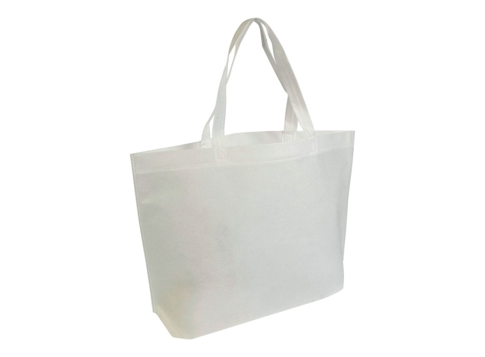 Shopper con soffietto alla base in TNT termosaldato, manici lunghi FullGadgets.com