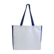 Shopper con soffietto colorato in poliestere 210D resistente al calore FullGadgets.com