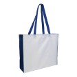 Shopper con soffietto colorato in poliestere 210D resistente al calore FullGadgets.com