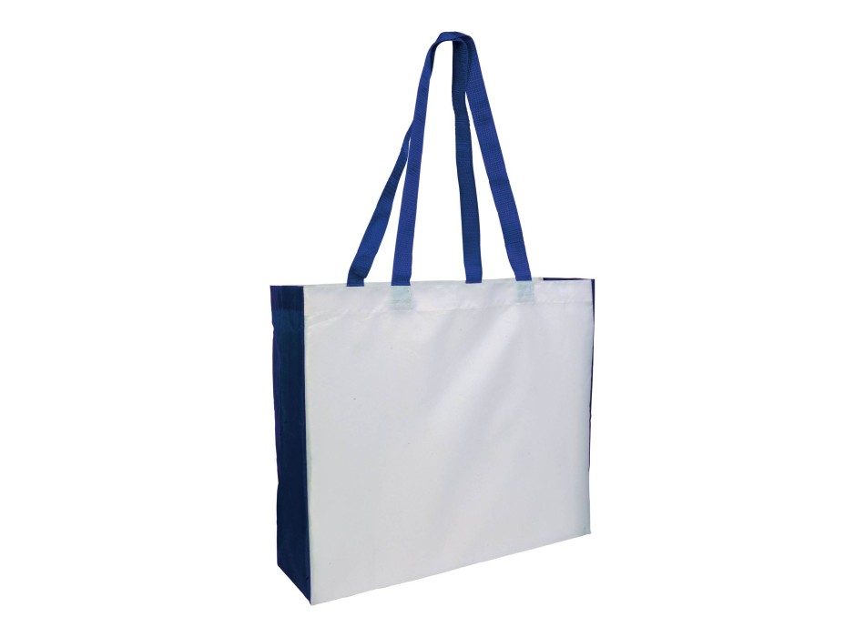 Shopper con soffietto colorato in poliestere 210D resistente al calore FullGadgets.com