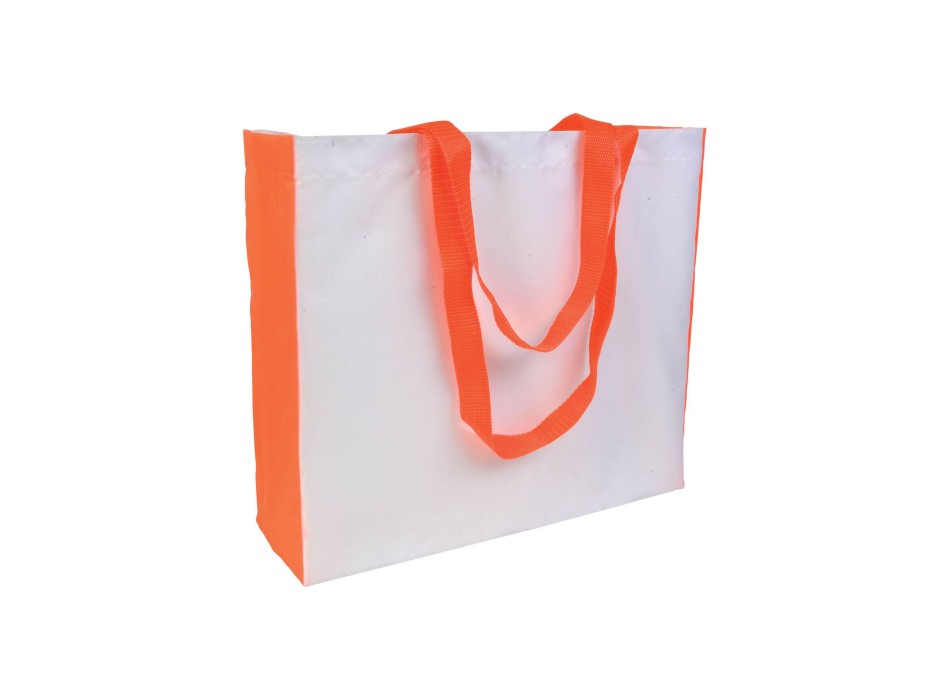 Shopper con soffietto colorato in poliestere 210D resistente al calore FullGadgets.com