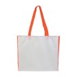 Shopper con soffietto colorato in poliestere 210D resistente al calore FullGadgets.com