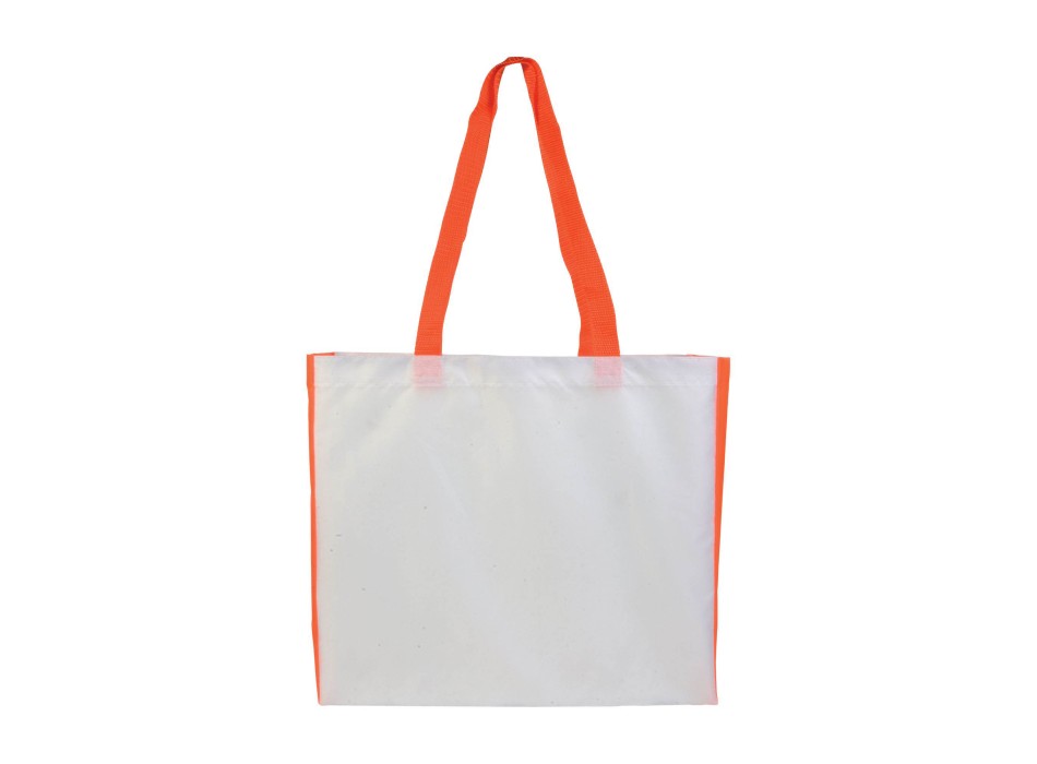 Shopper con soffietto colorato in poliestere 210D resistente al calore FullGadgets.com