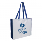 Shopper con soffietto colorato in poliestere 210D resistente al calore FullGadgets.com