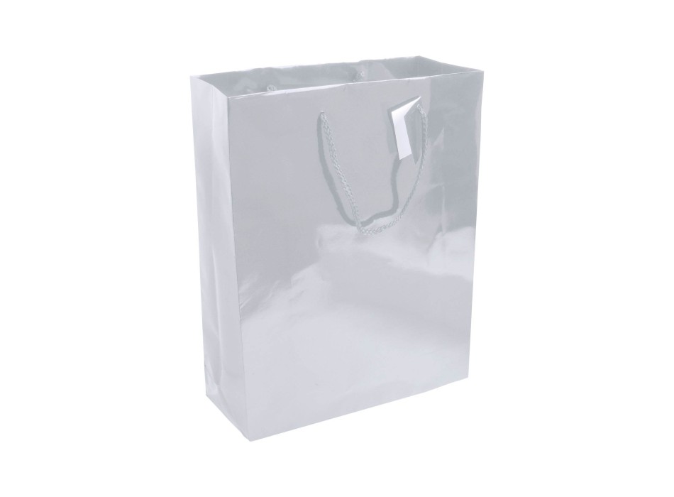 Shopper con soffietto in carta laminata 157 g/m2 con rinforzo alla base FullGadgets.com