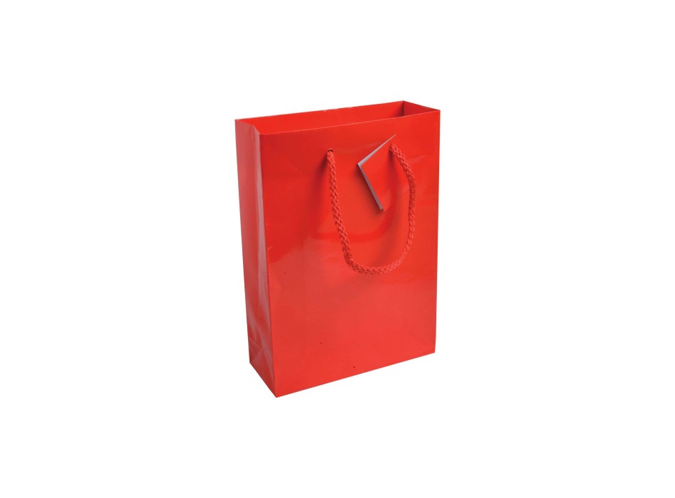 Shopper con soffietto in carta laminata 157 g/m2 con rinforzo alla base FullGadgets.com