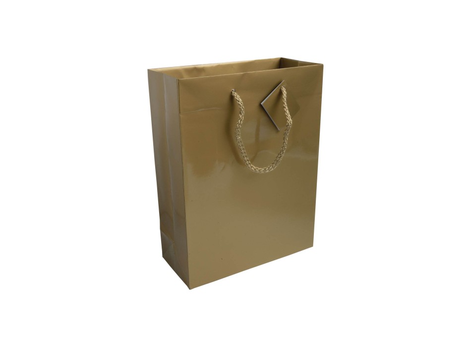 Shopper con soffietto in carta laminata 157 g/m2 con rinforzo alla base FullGadgets.com