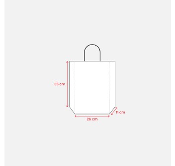 Shopper con soffietto in carta laminata opaca 157 g/m2 con rinforzo alla base FullGadgets.com