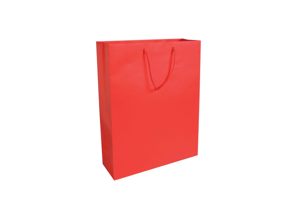 Shopper con soffietto in carta laminata opaca 157 g/m2 con rinforzo alla base FullGadgets.com