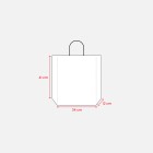 Shopper con soffietto in carta laminata opaca 157 g/m2 con rinforzo alla base FullGadgets.com