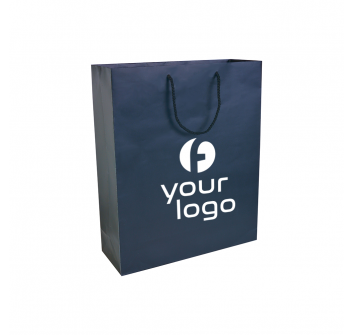 Shopper con soffietto in carta laminata opaca 157 g/m2 con rinforzo alla base FullGadgets.com