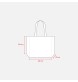 Shopper con soffietto in cotone 200 g/m2, manici lunghi FullGadgets.com