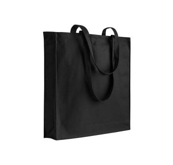 Shopper con soffietto in cotone 220 g/m2 a trama differente rispetto allo standard FullGadgets.com
