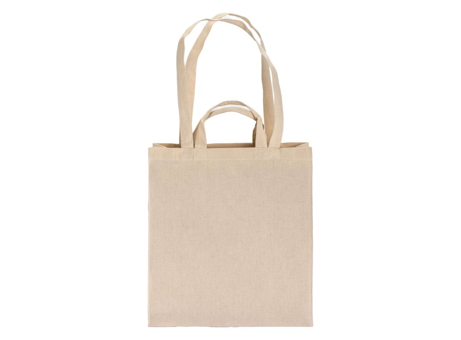 Shopper con soffietto in cotone  220 g/m2, con doppi manici FullGadgets.com