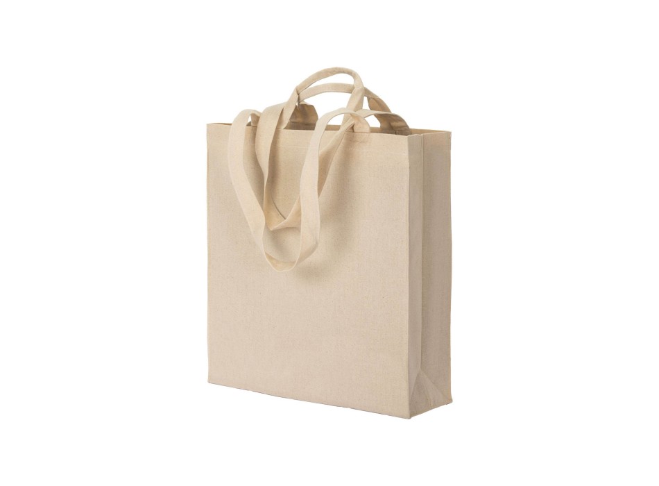 Shopper con soffietto in cotone  220 g/m2, con doppi manici FullGadgets.com