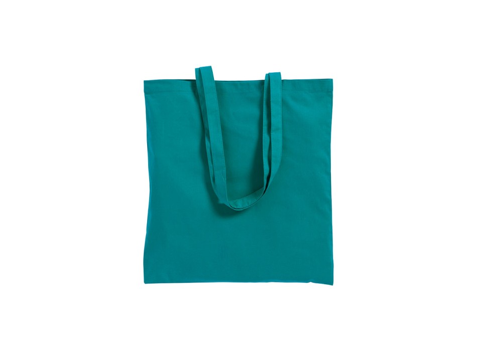 Shopper con soffietto in cotone 220 g/m2, manici lunghi FullGadgets.com