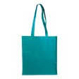 Shopper con soffietto in cotone 220 g/m2, manici lunghi FullGadgets.com