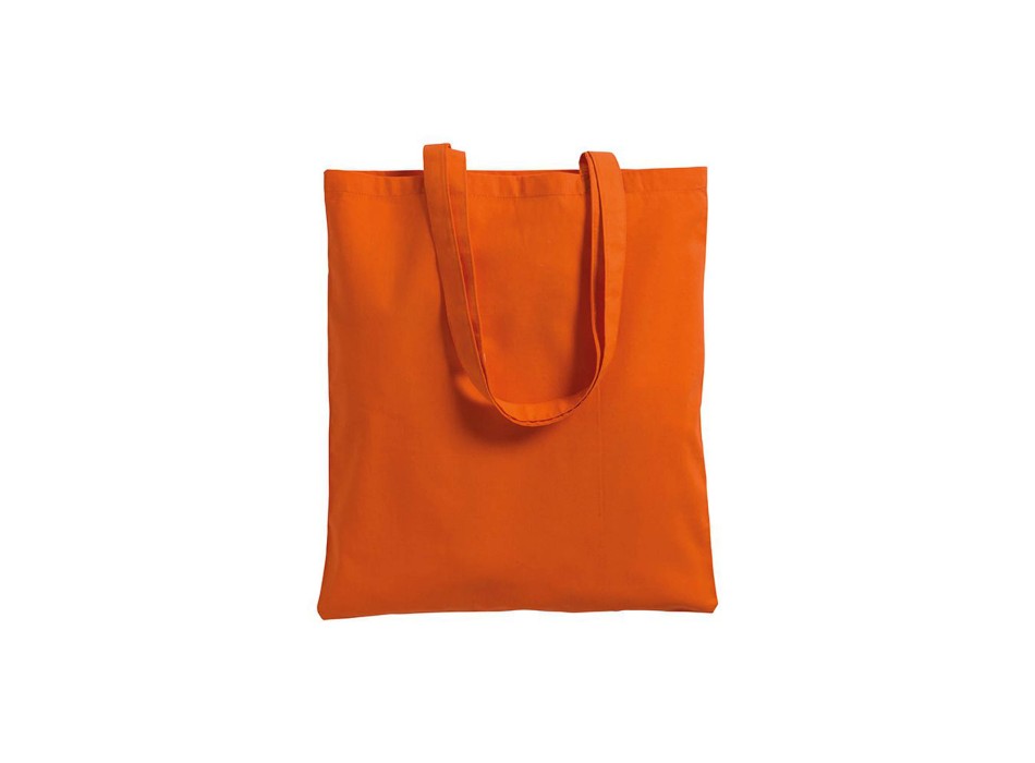 Shopper con soffietto in cotone 220 g/m2, manici lunghi FullGadgets.com