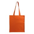 Shopper con soffietto in cotone 220 g/m2, manici lunghi FullGadgets.com