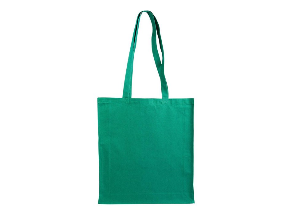Shopper con soffietto in cotone 220 g/m2, manici lunghi FullGadgets.com