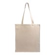 Shopper con soffietto in cotone 220 g/m2, manici lunghi FullGadgets.com