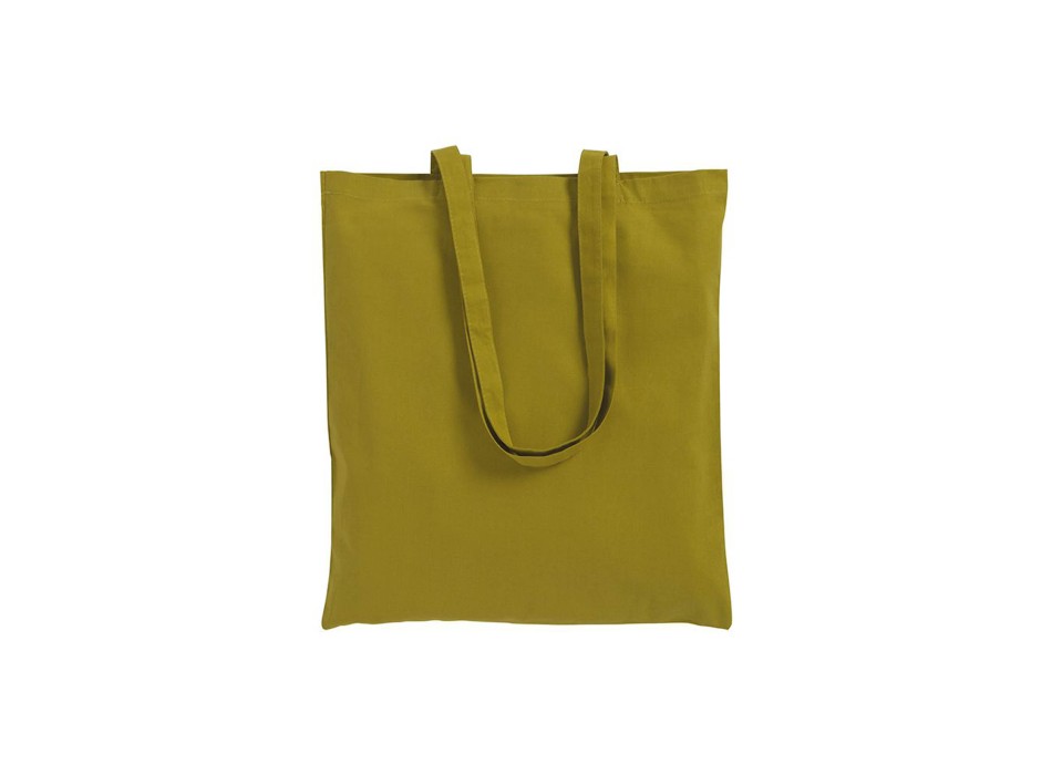 Shopper con soffietto in cotone 220 g/m2, manici lunghi FullGadgets.com
