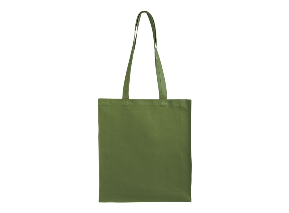 Shopper con soffietto in cotone 220 g/m2, manici lunghi FullGadgets.com