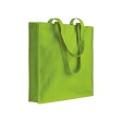 Shopper con soffietto in cotone 220 g/m2, manici lunghi FullGadgets.com
