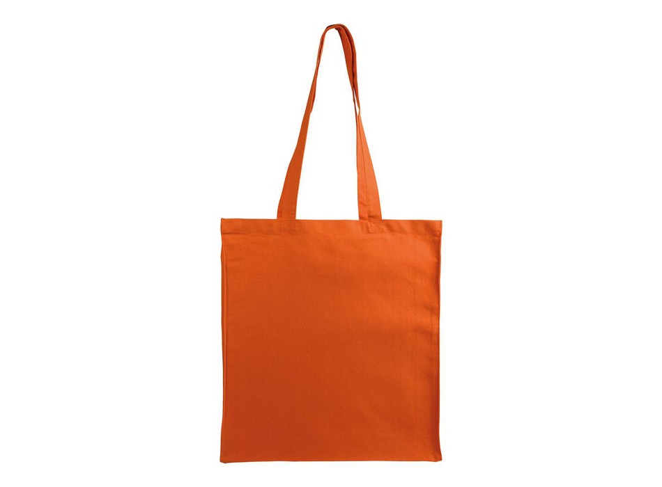 Shopper con soffietto in cotone 220 g/m2, manici lunghi e chiusura con zip FullGadgets.com