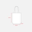 Shopper con soffietto in cotone 250 g/m2, manici lunghi e chiusura con zip FullGadgets.com
