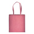 Shopper con soffietto in cotone riciclato 150 g/m2 effetto melange, manici lunghi FullGadgets.com