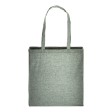Shopper con soffietto in cotone riciclato 150 g/m2 effetto melange, manici lunghi FullGadgets.com