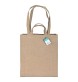 Shopper con soffietto in cotone riciclato  280 g/m2, con doppi manici. FullGadgets.com