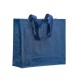 Shopper con soffietto in PP laminato 120 g/m2, manici lunghi a nastro FullGadgets.com