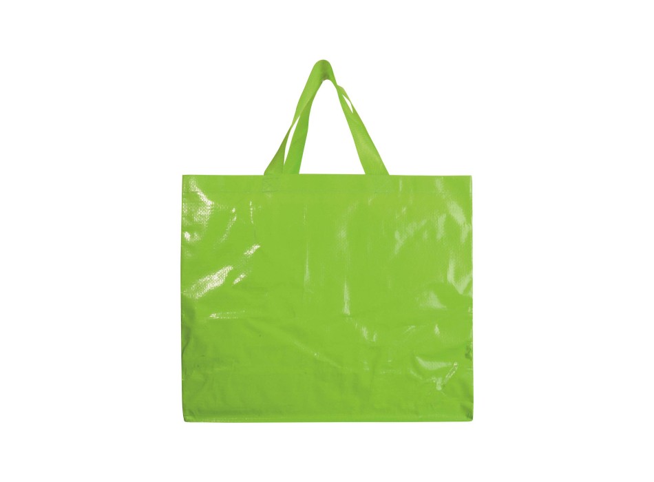 Shopper con soffietto in PP laminato 120 g/m2, manici lunghi a nastro FullGadgets.com