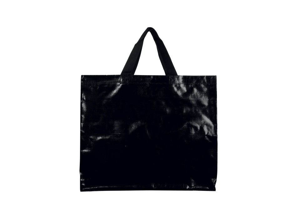 Shopper con soffietto in PP laminato 120 g/m2, manici lunghi a nastro FullGadgets.com