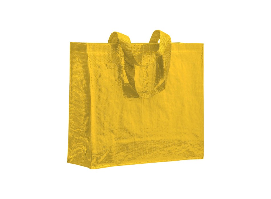 Shopper con soffietto in PP laminato 120 g/m2, manici lunghi a nastro FullGadgets.com