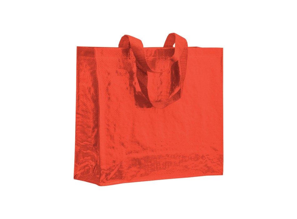 Shopper con soffietto in PP laminato 120 g/m2, manici lunghi a nastro FullGadgets.com