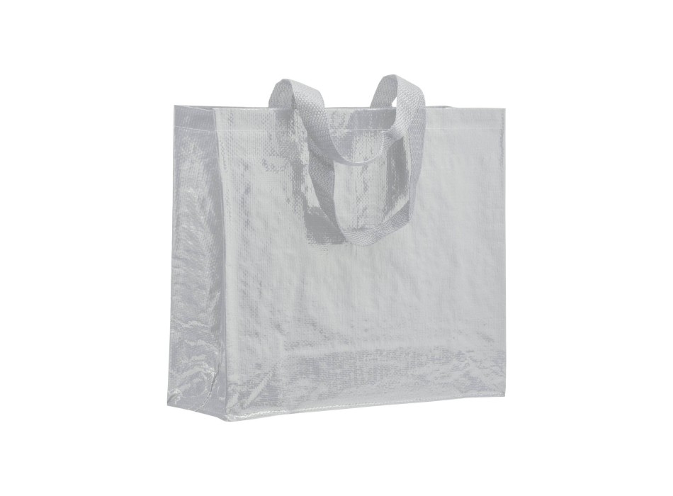 Shopper con soffietto in PP laminato 120 g/m2, manici lunghi a nastro FullGadgets.com