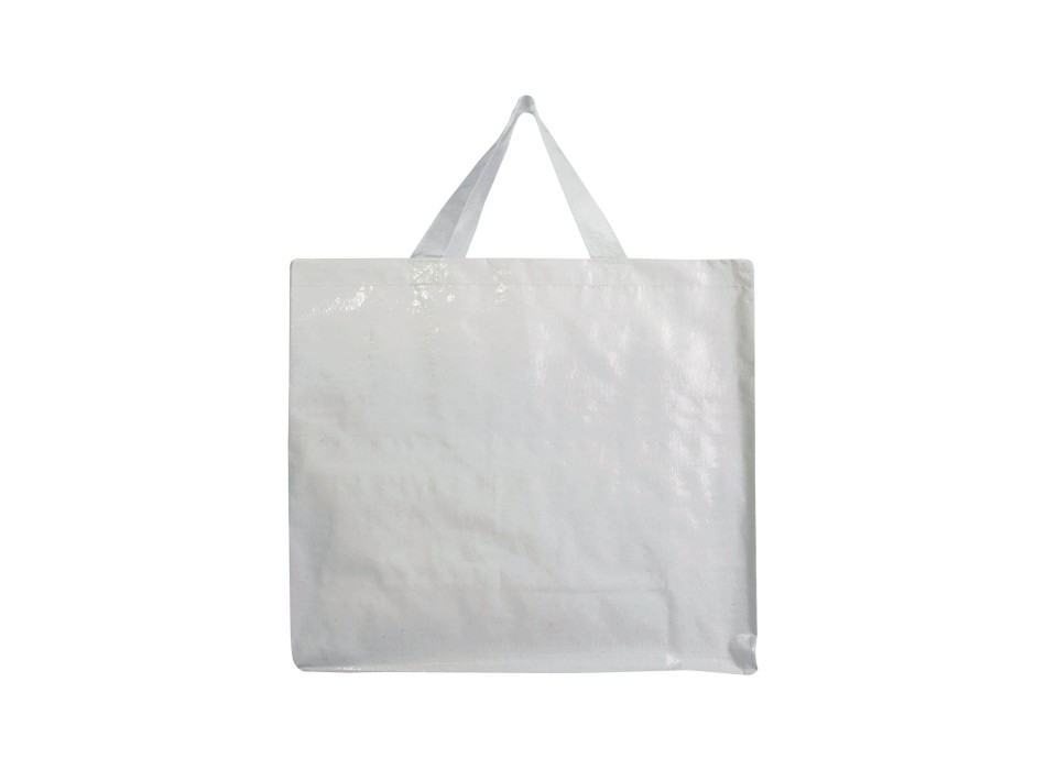 Shopper con soffietto in PP laminato 120 g/m2, manici lunghi a nastro FullGadgets.com