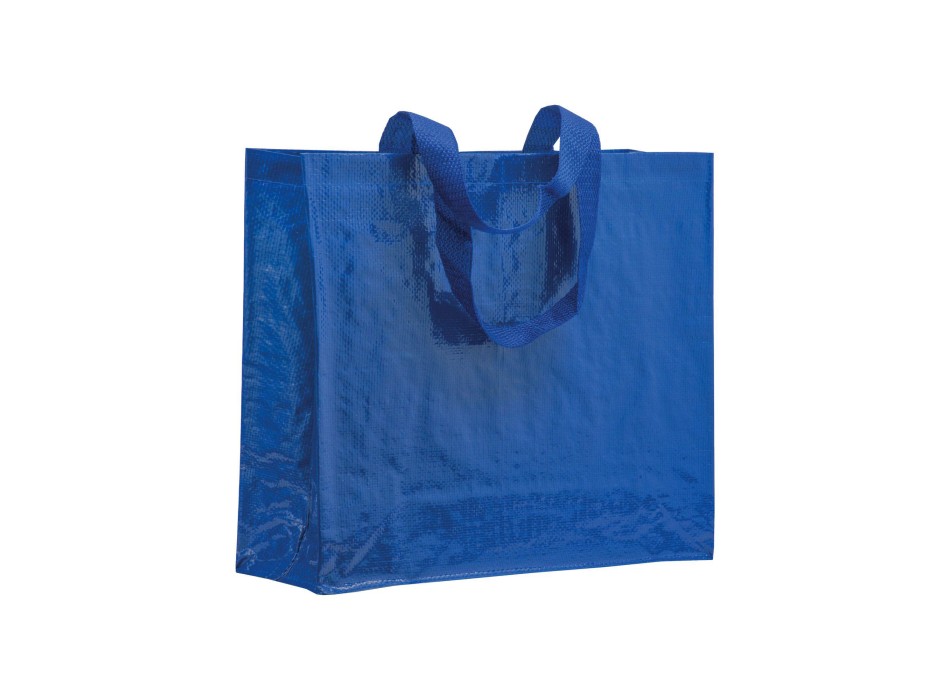Shopper con soffietto in PP laminato 120 g/m2, manici lunghi a nastro FullGadgets.com